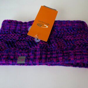 NEW - Champion C9 Purple Pink Knit Winter Headband Ear Warmer Black Fleece Lined